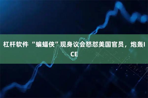 杠杆软件 “蝙蝠侠”现身议会怒怼美国官员，炮轰ICE